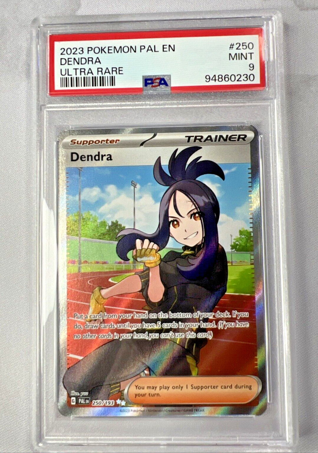 Dendra 250/193 Sv02: Paldea Evolved Holo - PSA 9 Mint - Pokemon Ultra Rare