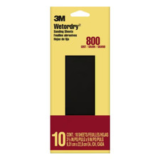 Imperial Wetordry 3.7 In. X 9 In. Ultra Fine 800-grit Sheet Sandpaper 10-sheets