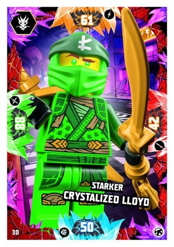 LEGO Ninjago Seria 8 NEXT LEVEL Karty kolekcjonerskie Karty kolekcjonerskie 1-150 - Zdjęcie 7 z 151