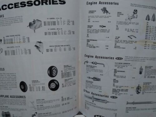 LOT OF K&B*MODEL AIRPLANE ENGINE PARTS*CATALOG & ORDER FORM*SP*SAI - Picture 9 of 12