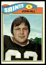 1977 Topps #117 John Hill RC New Orleans Saints