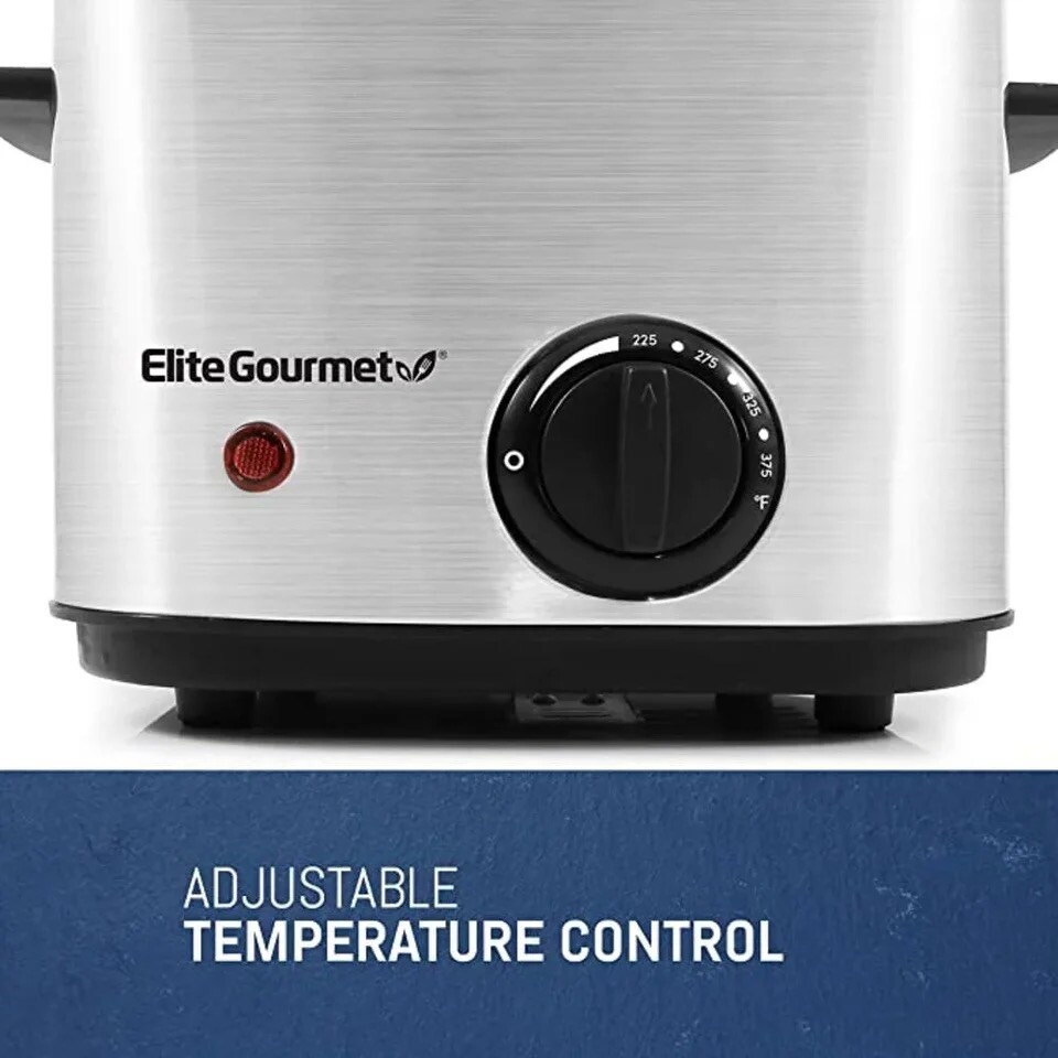 1.5 Quart Deep Fryer Stainless Steel Air Fryer Electric Deep Fryer Kitchen