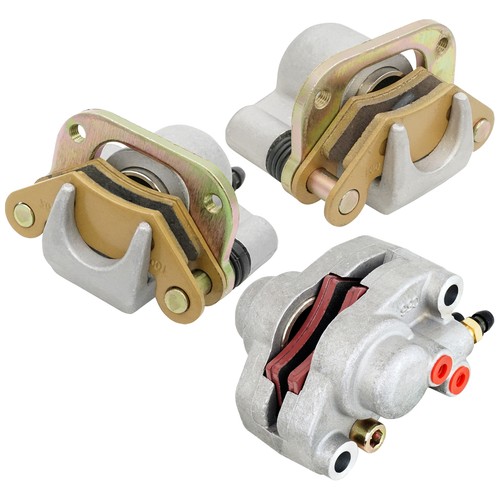 Front And Rear Brake Caliper W/ Pad For Polaris Scrambler 500 2X4 4X4 1998-2000