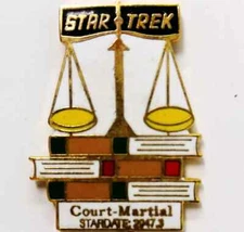Court Martial— Vintage Star Trek Episode Pin- Hollywood Pin (7915)