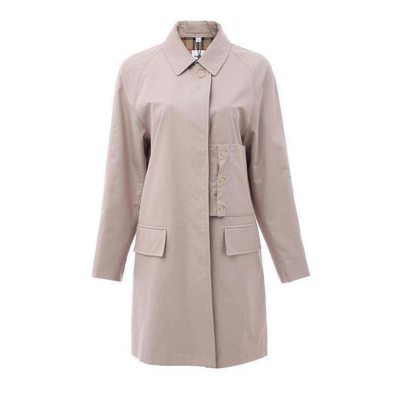 New BURBERRY Cotton Gabardine Car Coat | eBay