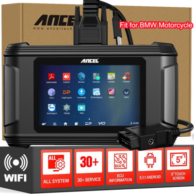 ANCEL MT510 Motorcycle OBD2 Scanner Full System Diagnostic For BMW Code Reader