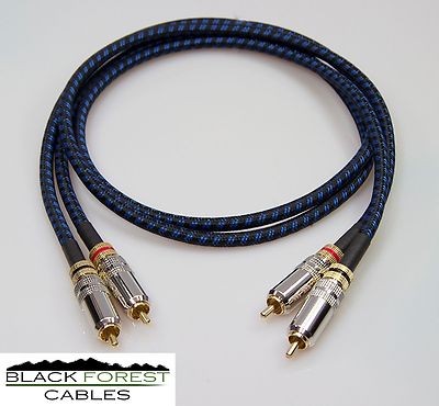 Sommercable Classique blau-schwarz EK CINCHKABEL 2x1,5m