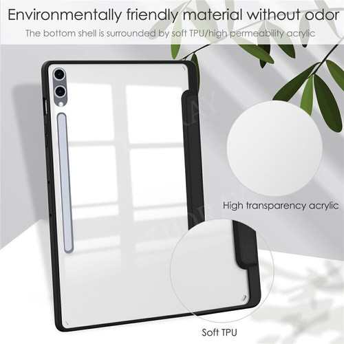 For Samsung Galaxy Tab S10 Plus S9 S9+ Plus S8 S7 Case Flip Leather Stand Cover - Picture 26 of 71
