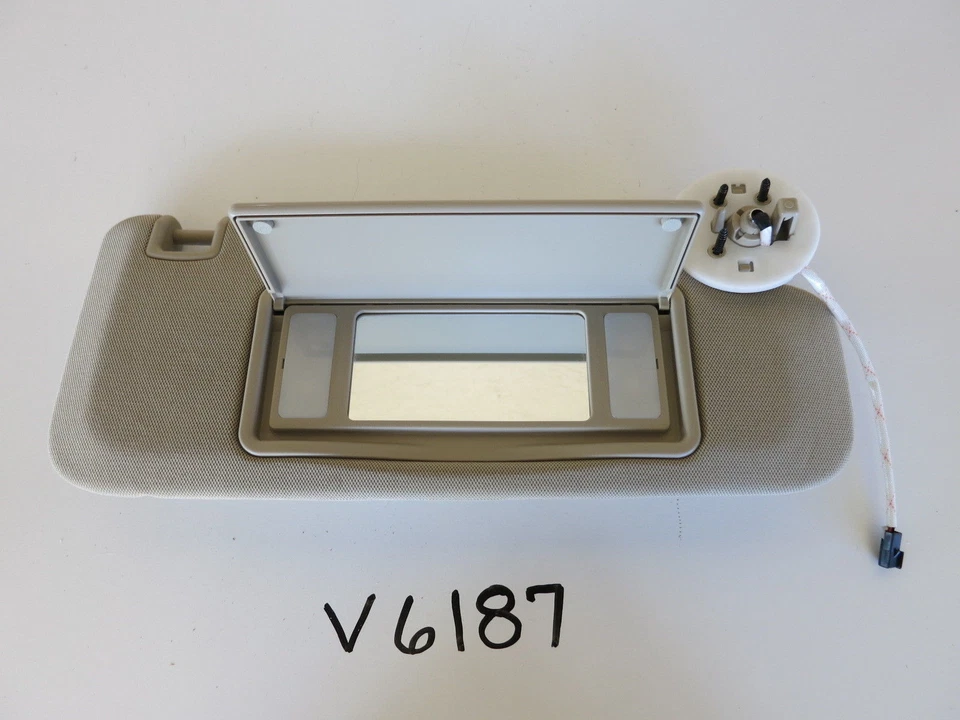 16 BUICK LACROSE RIGHT PASSENGER 侧面 SUN VISOR SUNVISOR TAUPE V6187 — 第 2/4 张图片