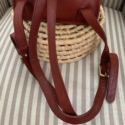 Vintage Coach 9960 Red Daypack Backpack | eBay display picture 1