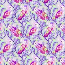 BTY Tula Pink Moon Garden Night Owl Dusk 100 Cotton Fabric 42" Wide 5 Avail