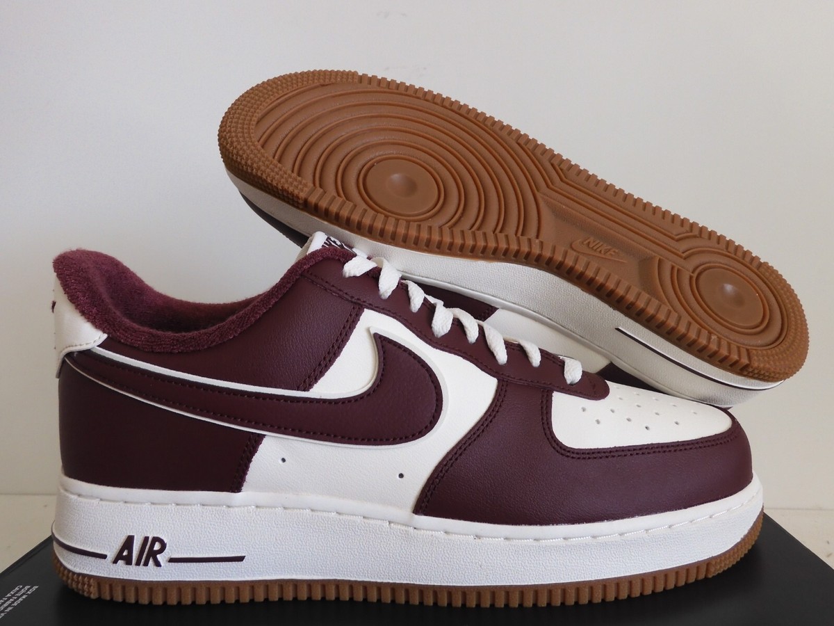 NIKE AIR FORCE 07 LV8 SAIL-NIGHT MAROON SZ [DQ7659-102]