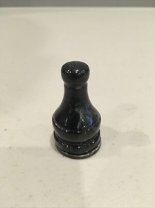 Radicaln Handmade Marble Chess replacement piece Black Pawn 2 Inch