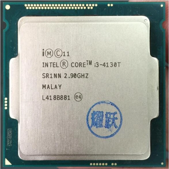INTEL Dual-Core I3-4130T I3-4150T I3-4160T I3-4170T LGA1150 35W Desktop CPU - Image 2 of 4
