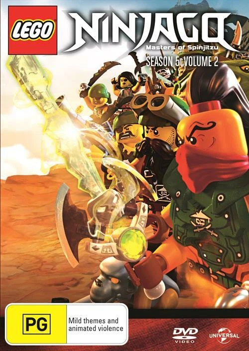 LEGO Ninjago Masters of Spinjitzu Series 5 Vol 2 DVD 2016 brand new sea