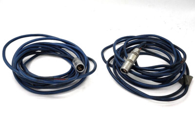 2x LEMO Rundstecker 2 polig mit Kabel Stecker rund