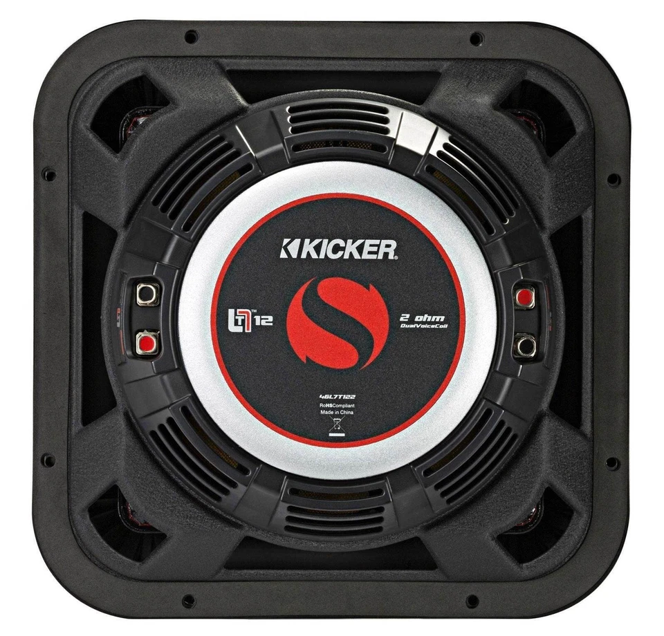 Subwoofer Kicker 12" Solobaric L7 Woofer L7T122 30cm Flach Chassis 600 Watt RMS - Bild 4 von 4