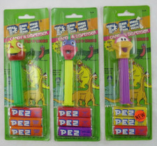 3 PEZ A Saurs Euro Dinosaurs Green Cards He Fly I Saur Pat 4.9 Hungary