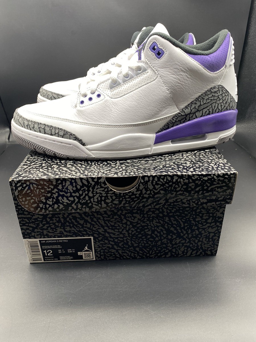 Size 12 - Jordan 3 Retro Dark Iris 2022 | eBay
