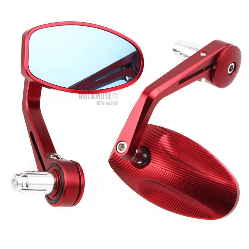 Par de espejos redondos ajustables vintage para Aprilia SHIVER 750 SHIVER 900 MANA 850 Foto 4 de 4