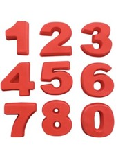  Silicone Baking Cake Pans 0-8 Number Cake Mold Baking Molds 3/4inch Set of 9