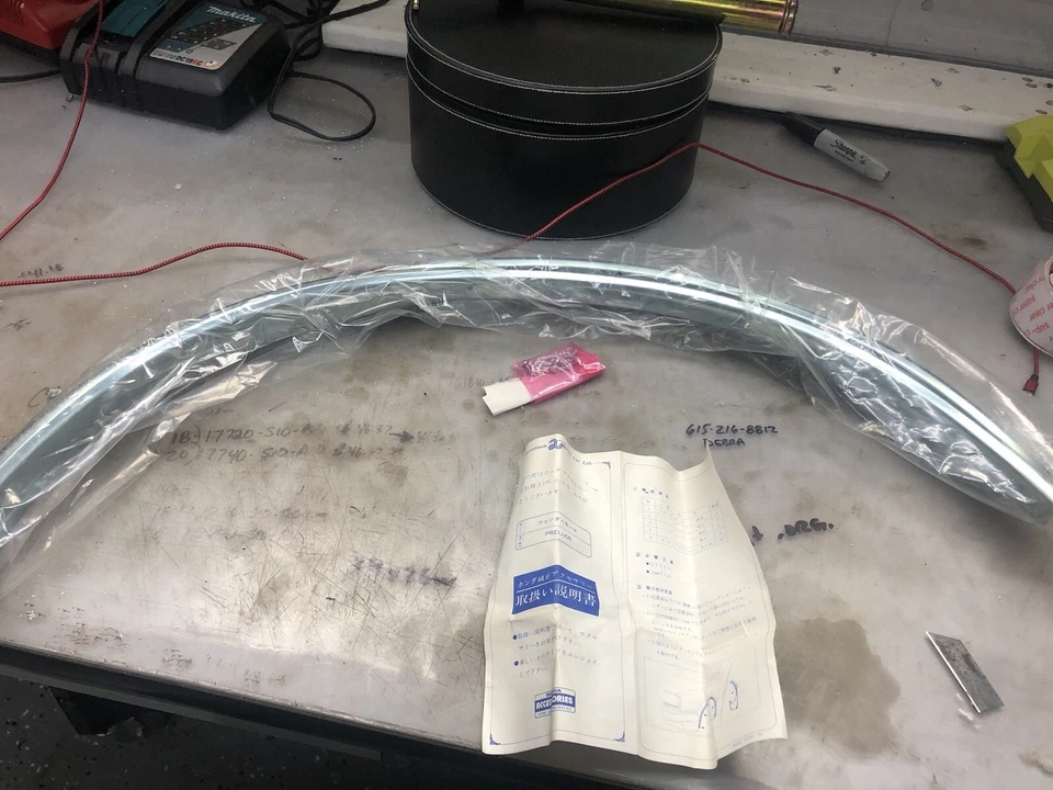 Borde guardabarros vintage Honda Prelude nuevo stock antiguo - nos 1ª generación 1978-1982 Foto 4 de 4