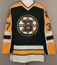 Patrice Bergeron Boston Bruins Black & Gold "1995-2006 Throwback" CCM NHL Jersey
