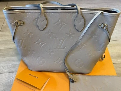 Louis Vuitton Neverfull Tote MM Dune Empreinte Monogram M45686 