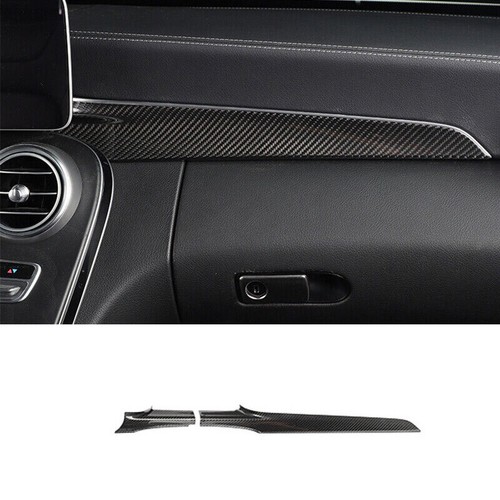 Central Console Instrument Panel Trim For Benz C63 Coupe 2015-2021 Carbon Fiber - Afbeelding 1 van 5