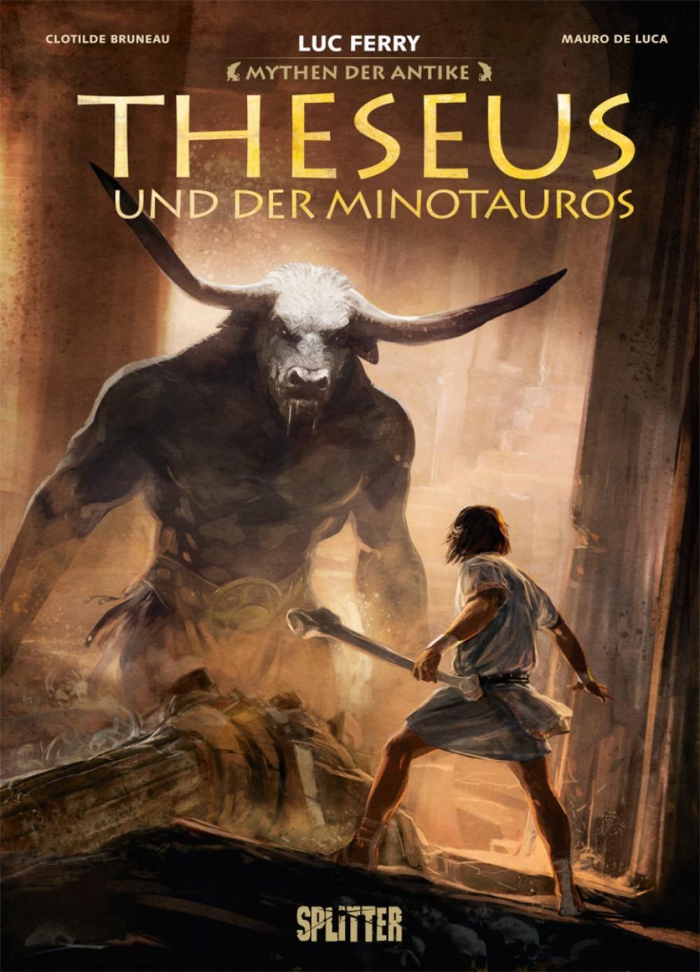 Thumbnail - Mythen Der Antike: Theseus Und Der Minotaurus (graphic Novel) Luc