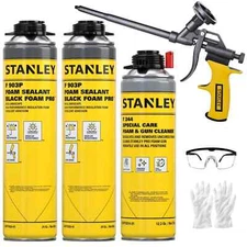 Stanley F903P Black Pro Gun Foam 24oz, 2 Pack - Gun Included Foam Set