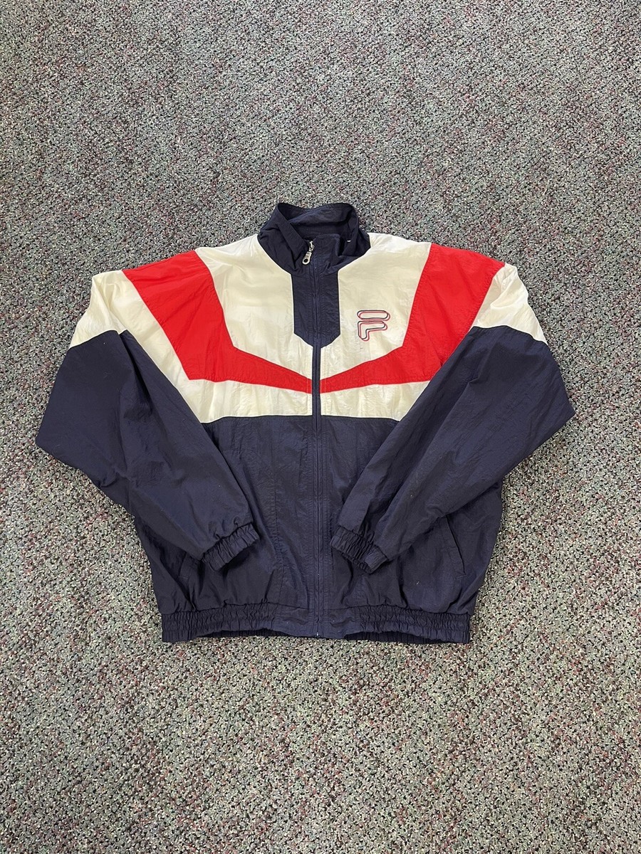 vintage fila windbreaker pullover jacket size large vtg vintage fila windbreaker pullover jacket size large vtg