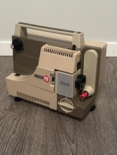 Vintage 1968 Eumig P8 8mm Film Projector w/ Original Documents Untested