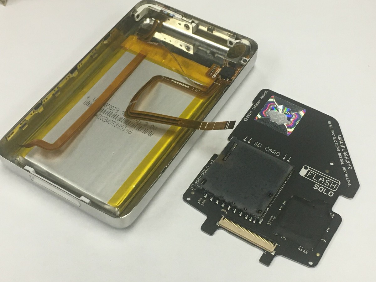 iPod Video Classic Headphone Jack Back Cover Bottom Bezel 3000mAh