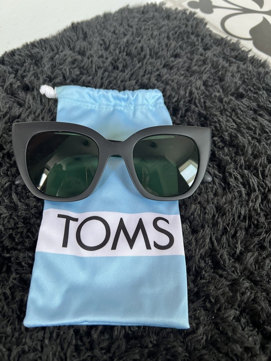 Toms Sydney Black and Green Sunglasses | eBay display picture 3