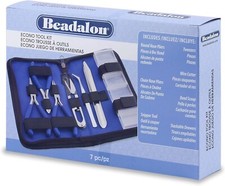 Beadalon Econo 7-Piece Tool Kit with Zip Pouch  Clearance Item