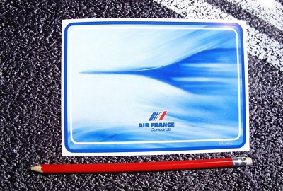 x1 CONCORDE Air France Stickers 155mm x 110mm Aviation Aero plane Supersonic