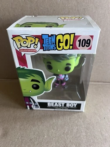 Funko POP! Television DC Teen Titans Go! Beast Boy #109 Vinyl Figure DAMAGED BOX