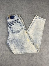 Vintage Levi  s Silver Tab Girls/Women  s Acid Wash Jeans Size 7 Distressed