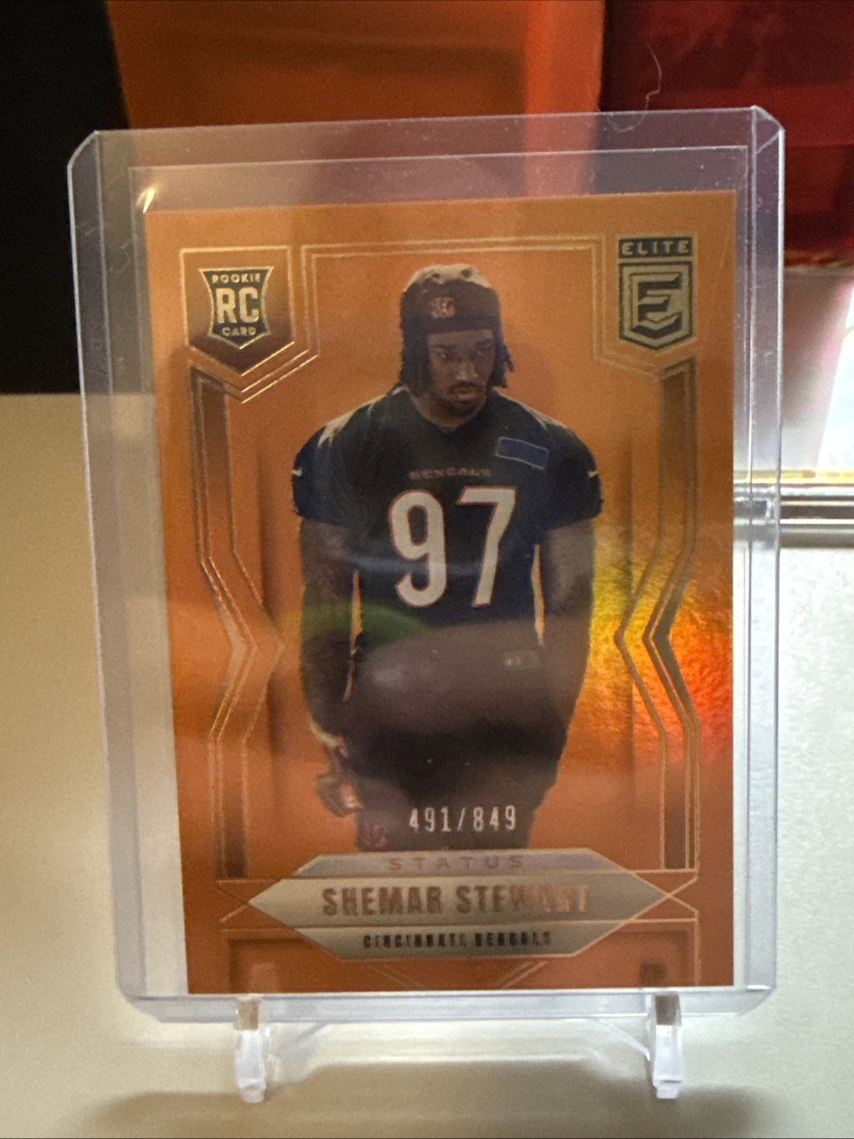 2025 Panini Donruss Elite - Rookies Shemar Stewart #140 Status Orange /849
