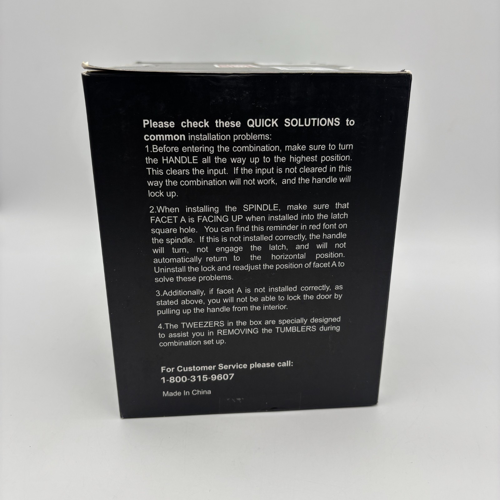 EleMake Keyless Door Lock AX-MKS001R Mechanical