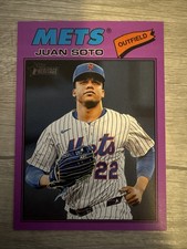 2026 Topps Heritage Juan Soto Light Purple Border #306 New York Mets