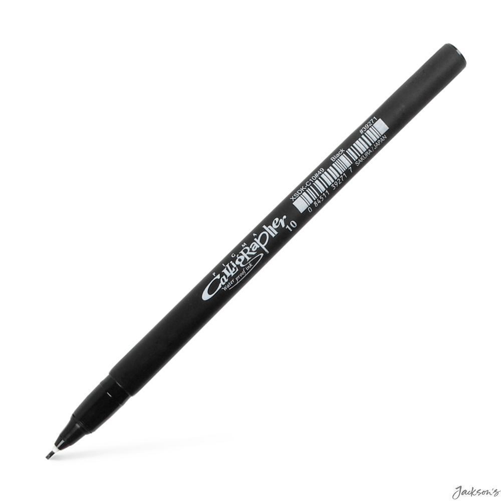 Sakura Pigma Calligrapher Pen Black 1mm Nylon Nib For Lettering Envelopes