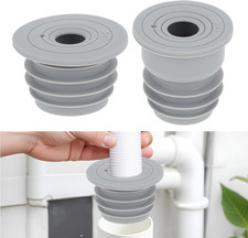 2 Pcs Drain Pipe Silicone Seal Plug Drain Sewer Deodorant Cover Washing Machine