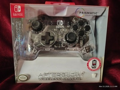 NIB Afterglow Wireless Controller Nintendo Switch NEW Sealed LED