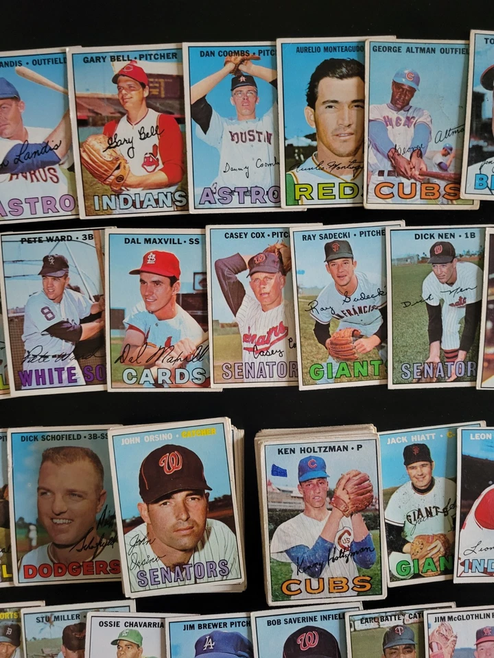 Lote de béisbol Topps 1967 - 108 diferentes - con Barry Moore y Jim Brewer Foto 4 de 4