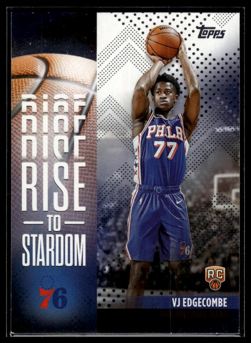 2025-26 Topps #RTS-3 VJ Edgecombe Rise to Stardom RC