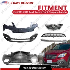 Complete Front Bumper Upper Lower Grille Assembly Fits 2013-2016 Buick Encore