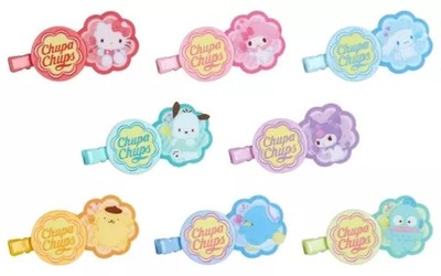 Sanrio Characters Chupa Chups Secret Hair Accessories Set 8 Types 2023 Japan