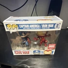 Funko Pop! Vinyl: Marvel Captain America & Iron Man 2 Pack Collector Corps Excl…